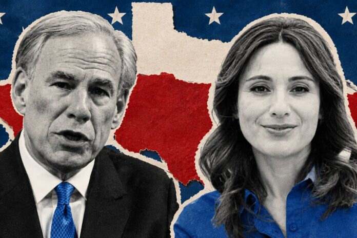 Greg Abbott y Gina Hinojosa, candidatos a gobernador de Texas