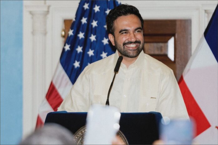 Zohran Mamdani, alcalde de Nueva York, durante una conferencia de prensa
