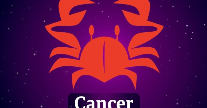 Representación del signo Cáncer y la Luna