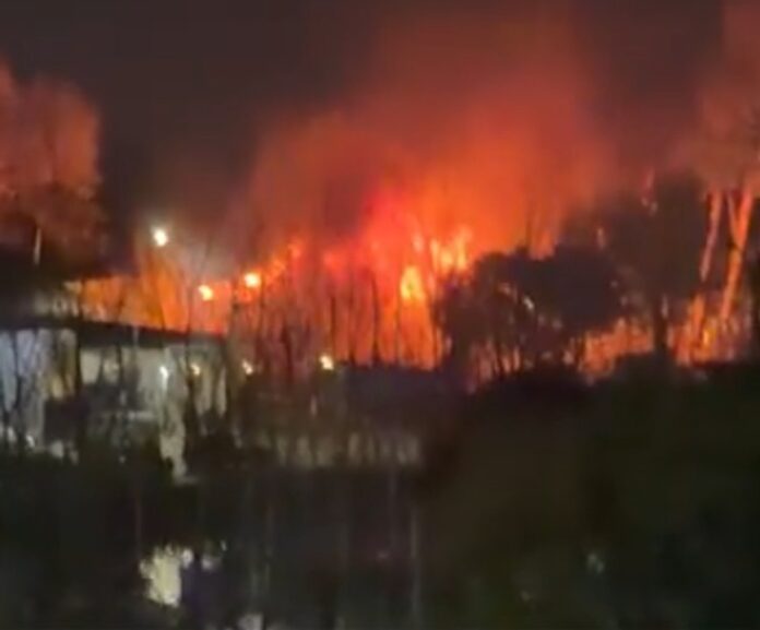 Incendio en el Club Náutico de Olivos