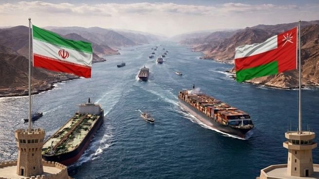 iran-nueva-zona-restringida-golfo-corredor-ormuz Mapa del estrecho de Ormuz con rutas marítimas