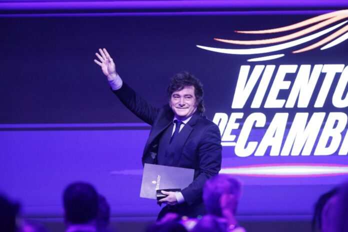 Axel Kicillof durante un acto partidario