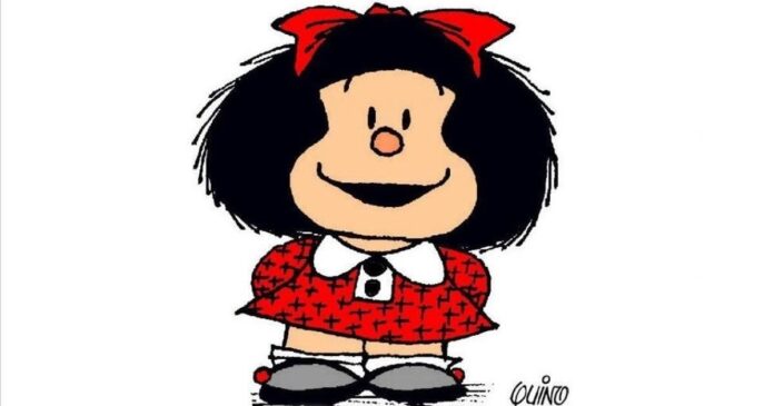 Ilustración de Mafalda, personaje creado por Quino