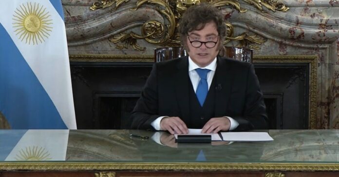 Sesión en la Cámara de Diputados de Argentina
