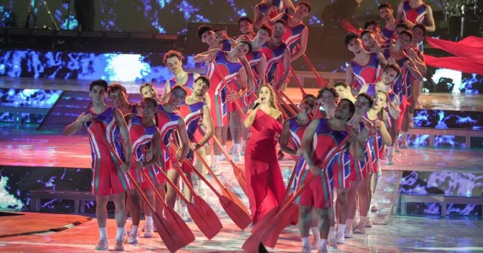 Ceremonia inaugural de los Juegos Suramericanos en el Monumento a la Bandera de Rosario