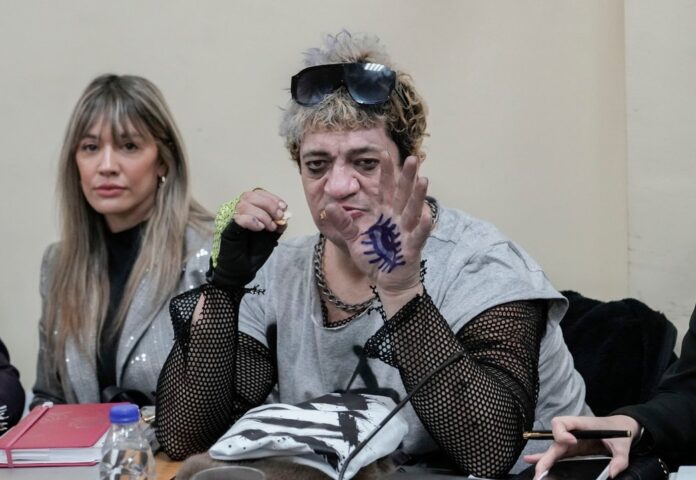 Cristian 'Pity' Álvarez en el tribunal durante una audiencia judicial